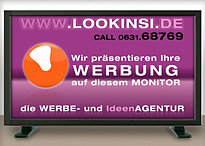 digitale beschilderung, werbung auf flachbildschirmen (monitor)- direkt in kaiserslautern, Innenstadt